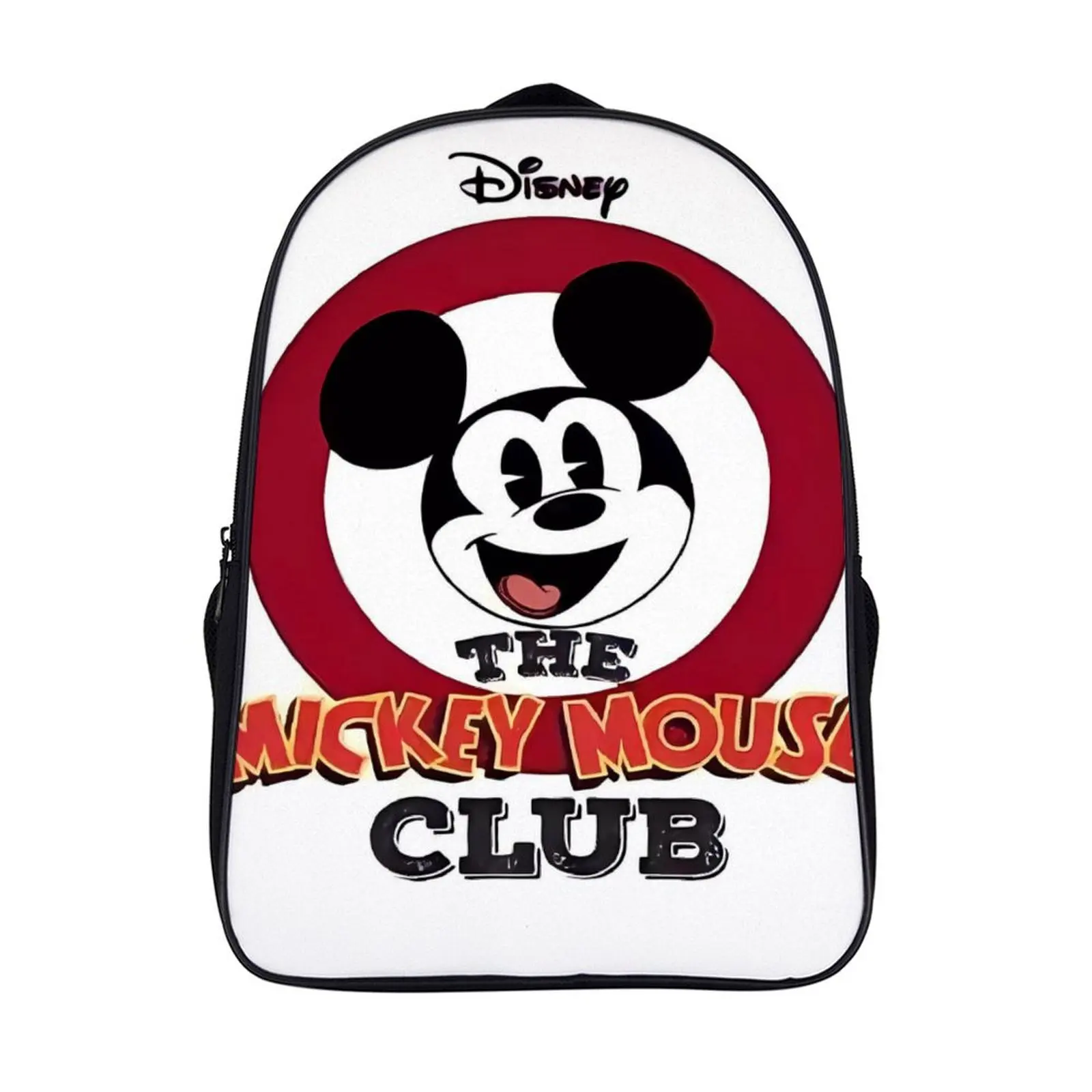 

Fashion Student's Backpack Cartoon Disney Mickey Mouse School Bag 16 Inch 2 Compartment Backpack Student Schoolbag