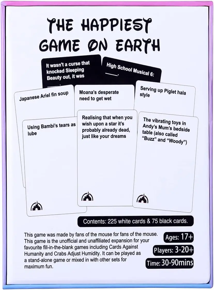 The Happiest Game ON Earth Card Games for Adults and Family, Party Games for Game Night