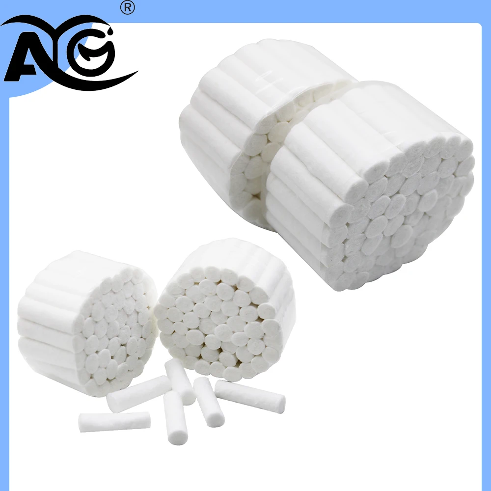 AG 1/20Rolls Disposable Dental Cotton Wool Roll Medical Consumable Teeth Whitening Cleaning Absorbent Dentistry Materials