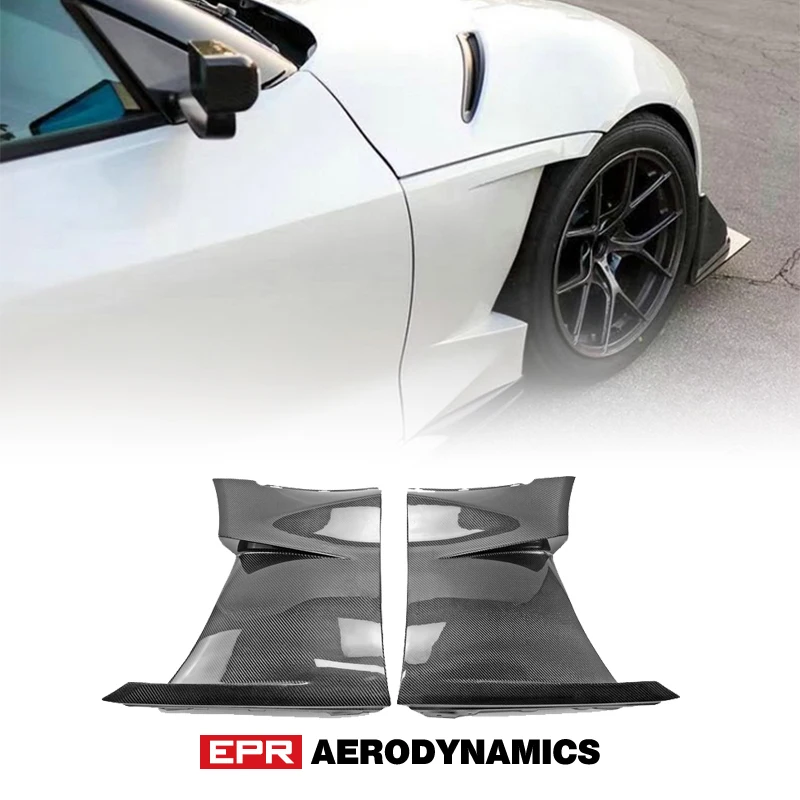 For TOYOTA Supra A90/A91 EVA Style CF Front Fender with Vent Wheel Flare Arch Tuning BodyKit Carbon Fiber Car Accessories kit