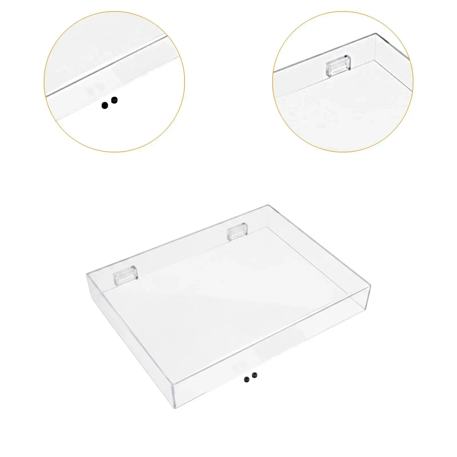 Acrylic Turntable Dustcover Easy to Install Professional Protection Transparent Lid for LP120 Series
