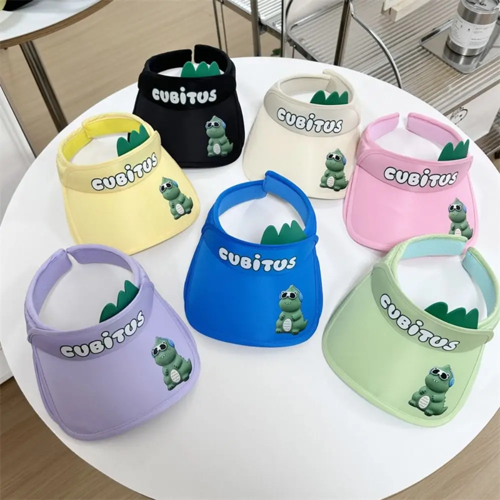 

Cute Baby Empty Top Hat Durable Cartoon Large Brim Children's Sun Hat Breathable Sweat Absorption Fisherman Hat Outdoor