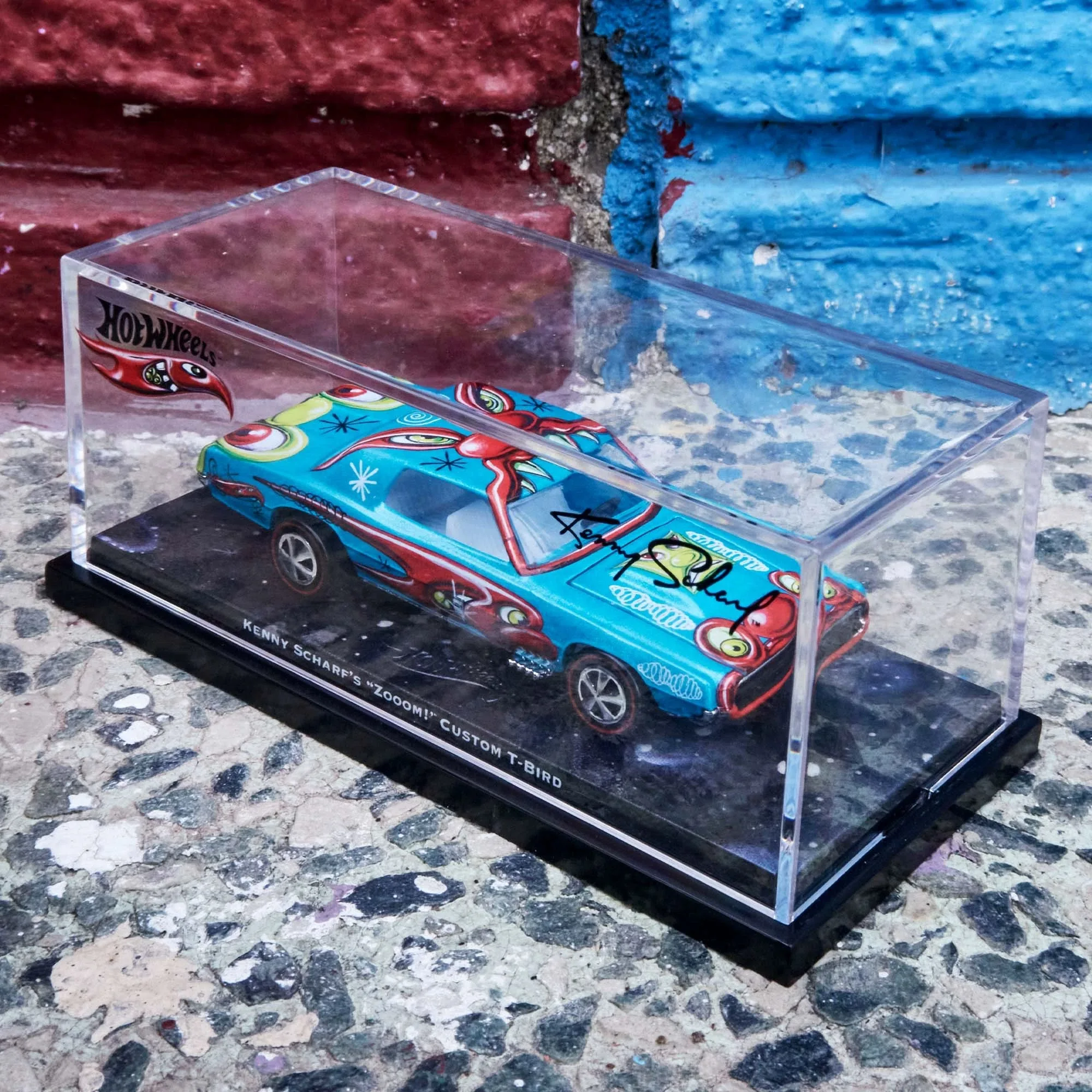 

Hot Wheels Hot Wheels x Kenny Scharf Custom T-Bird 1/64 Коллекция литых моделей автомобилей