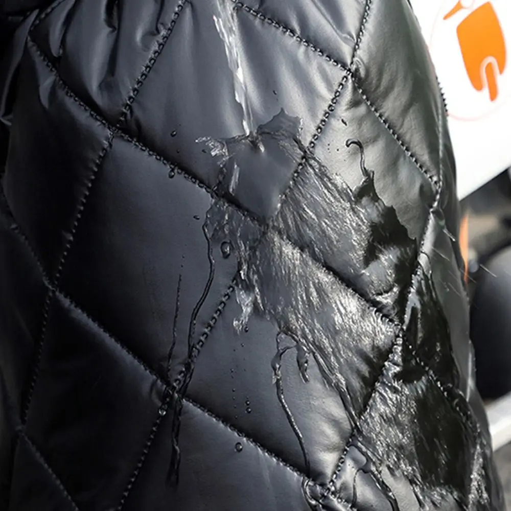 وسادات ركبة شتوية مخملية متينة مقاومة للرياح، أكمام ركبة دافئة مرنة سميكة للجنسين #6