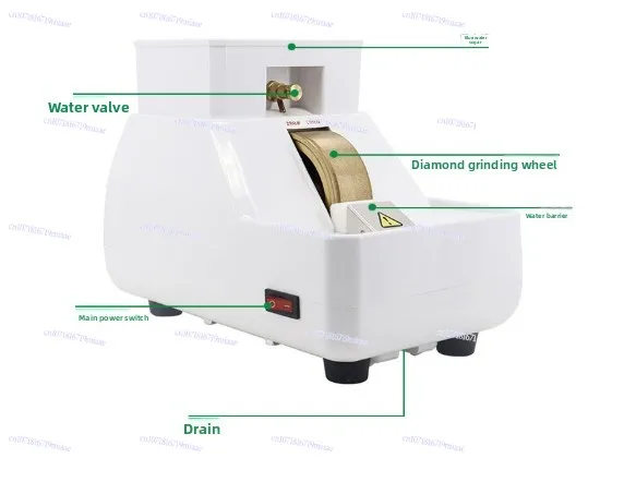 Manual Edging Machine Lens Beveling Machine Diamond Grinding Wheel with V-slot Trimming
