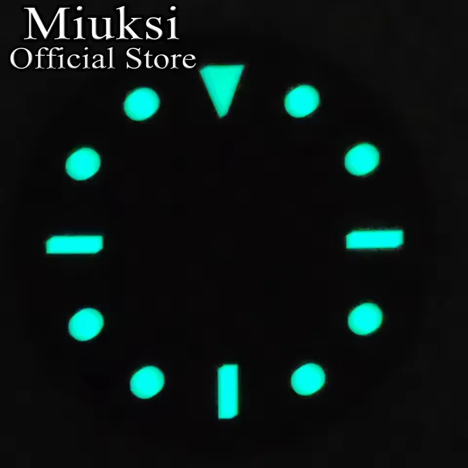 Miuksi 29mm Uhrenzifferblatt, leuchtend, passend für Uhrwerke VH31 NH35 ETA2824 2836 Mingzhu DG2813 3804 Miyota 8205 8215 821A. – Detail 7