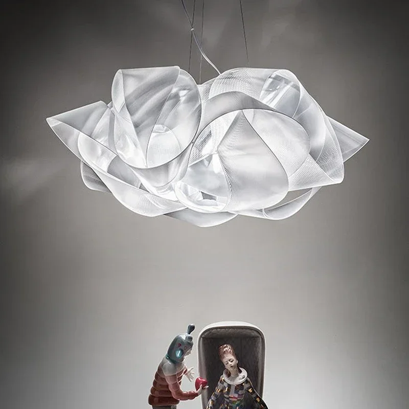Italian Slamp Fabula Pendant Lamp Warm White Flower Bedroom Lustre Haning Lights Nordic Modern Living Room Study Cloud Lampara