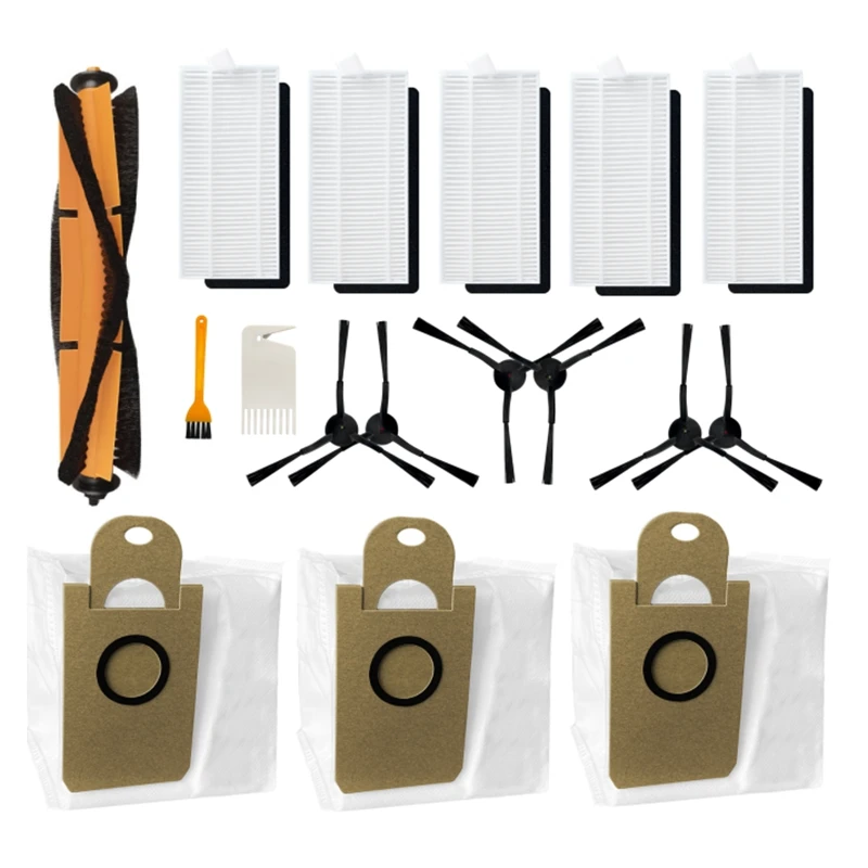 Peças sobressalentes para Xiaomi Lydsto G2, Escova lateral principal, Filtro Hepa, Substituição do saco de poeira, Robot Aspirador Acessório