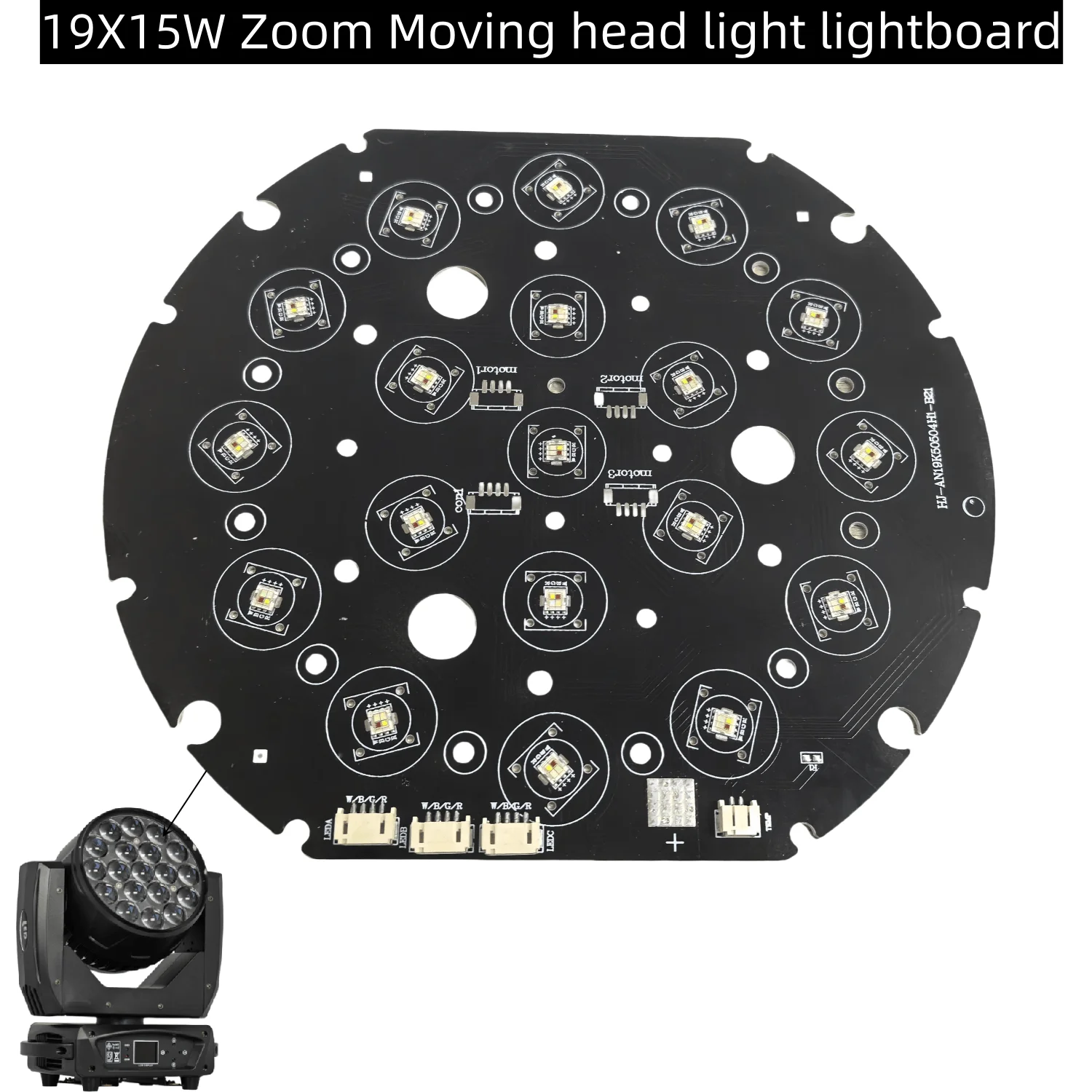 

19X15W rgbw Zoom Moving Head Light Lightboard, аксессуары DC24V профессиональное сценическое DJ-оборудование