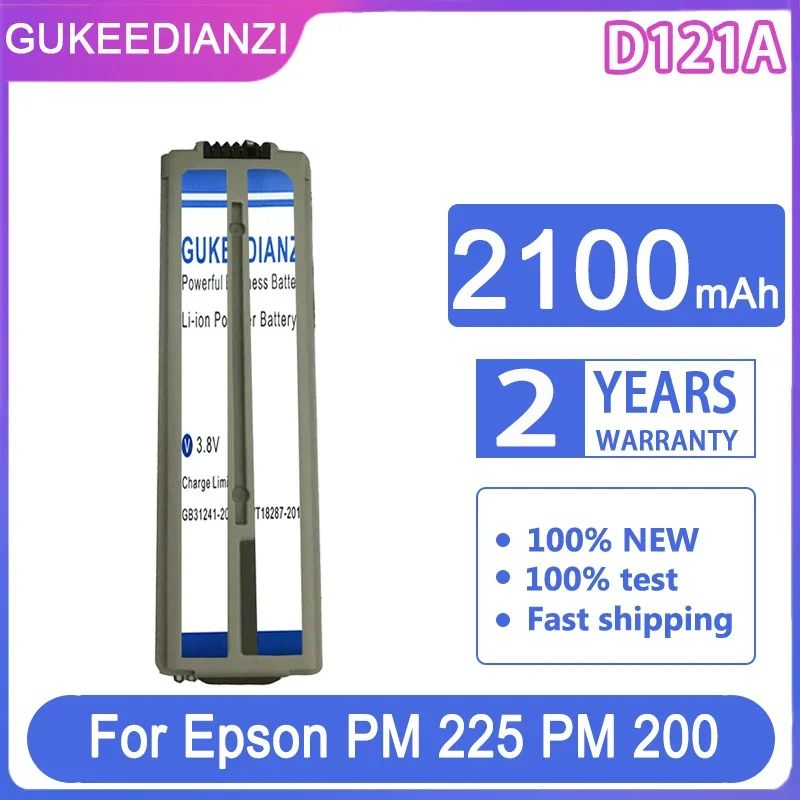 

GUKEEDIANZI Replacement Battery D121A (C12C831082) 2100mAh For Epson PictureMate 200/Charm PM 200/225