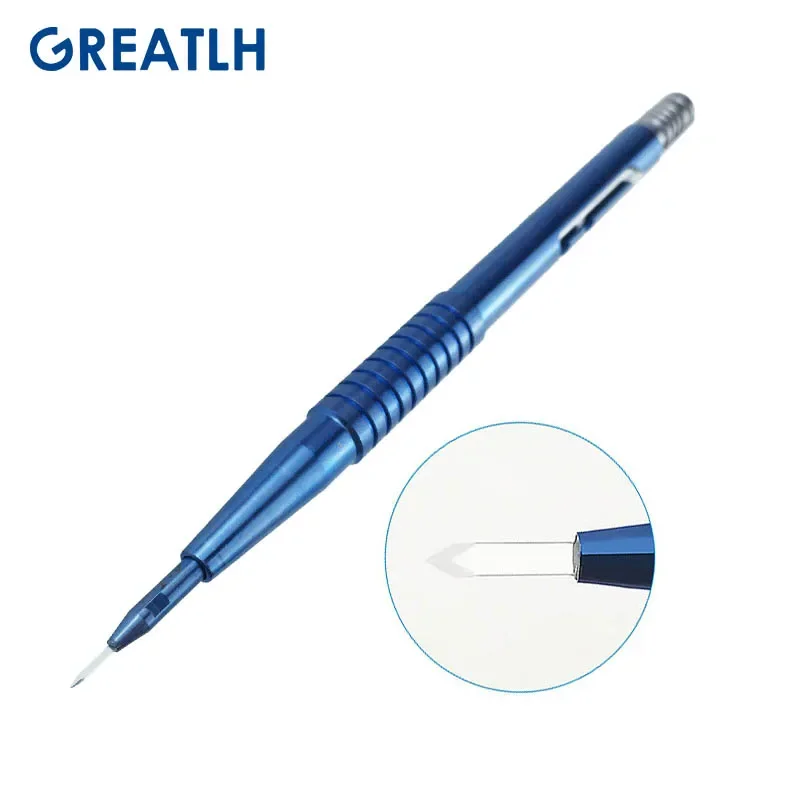 Hair Follicle Planting Pen Tip Extraction Planting Hair Eyebrow Hair Planting Sapphire Blade Manually Implanted Tools Hair Grown