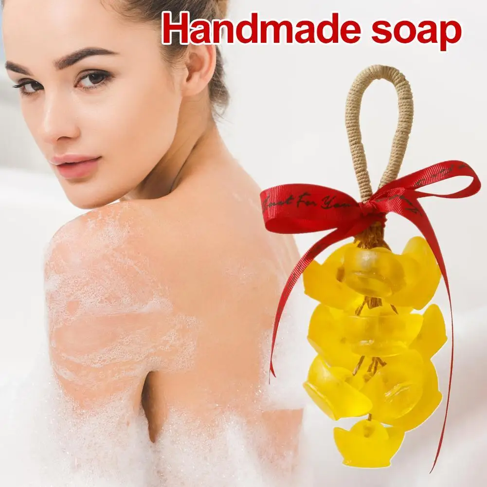 

2026 Новое мыло ручной работы, золотые слитки, пучки для купания, чистка растений, извлечение, мягкое удаление грязи, питательное мыло в подарочной коробке