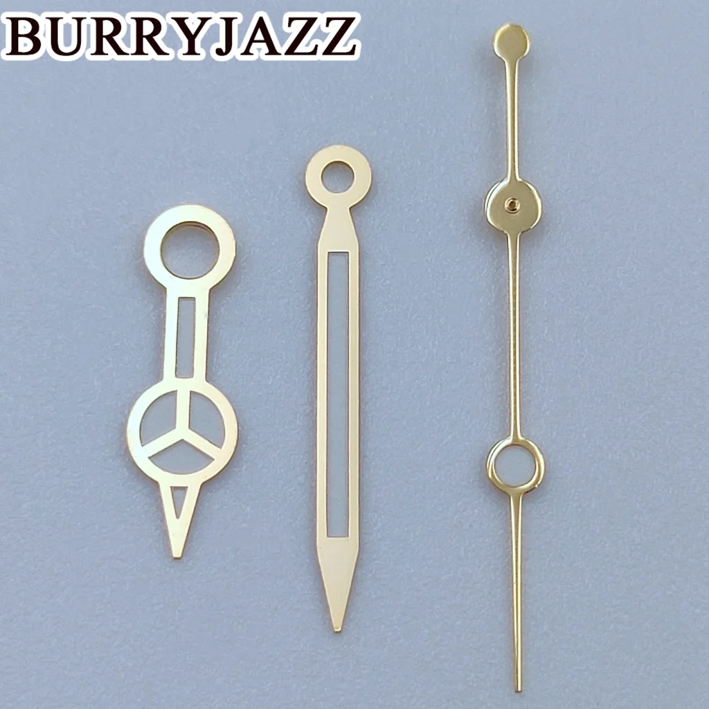 BURRYJAZZ-Aiguilles de Montre en Argent, Or, Rose, Vert, Shoous, NH35, NH36, NH38, 7S26, 7S36, 4R35, 4R36