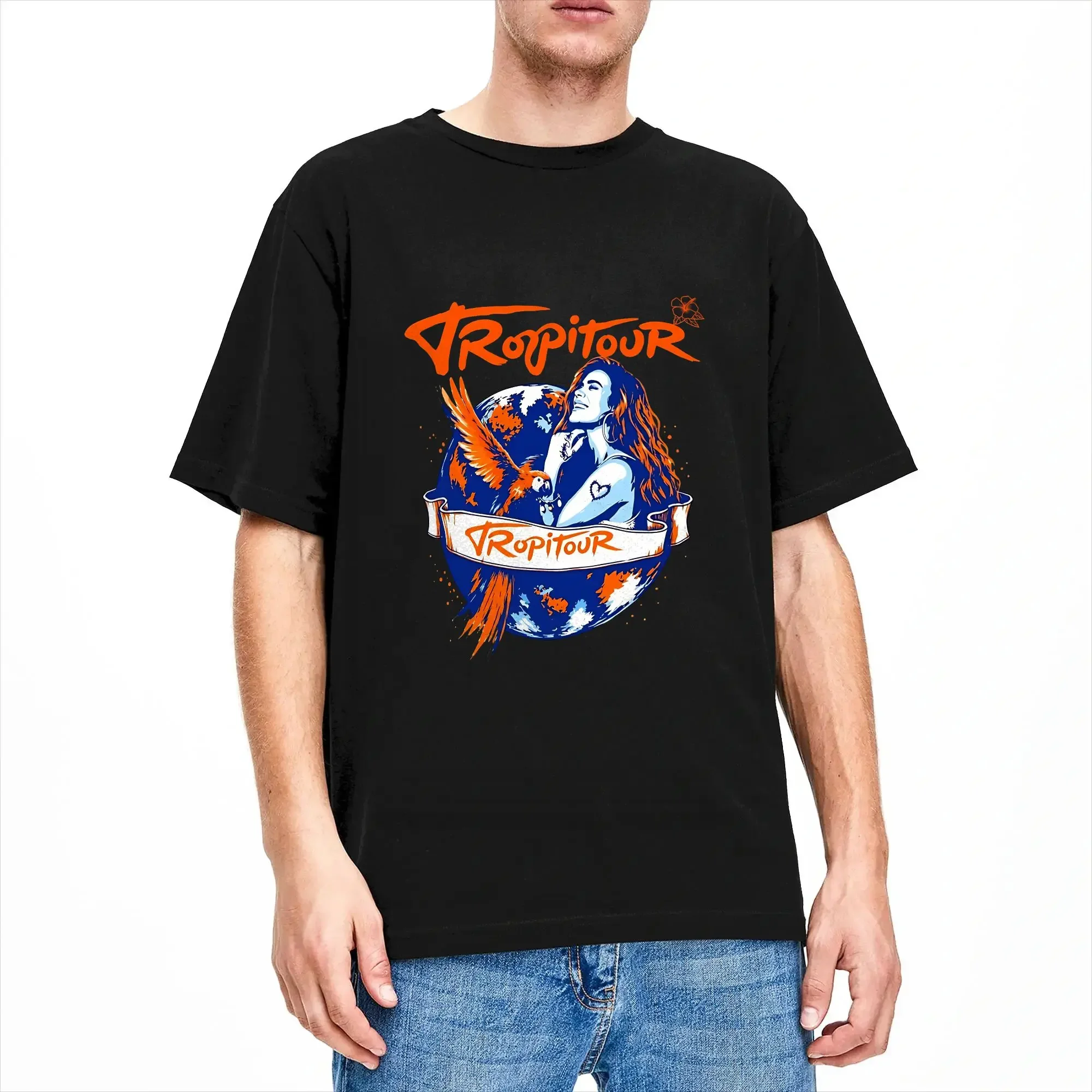 Men's T-Shirt Singer K-Karol-G KG Hipster 100% Cotton Tees Short Sleeve  T Shirt Crew Neck Clothes Plus Size