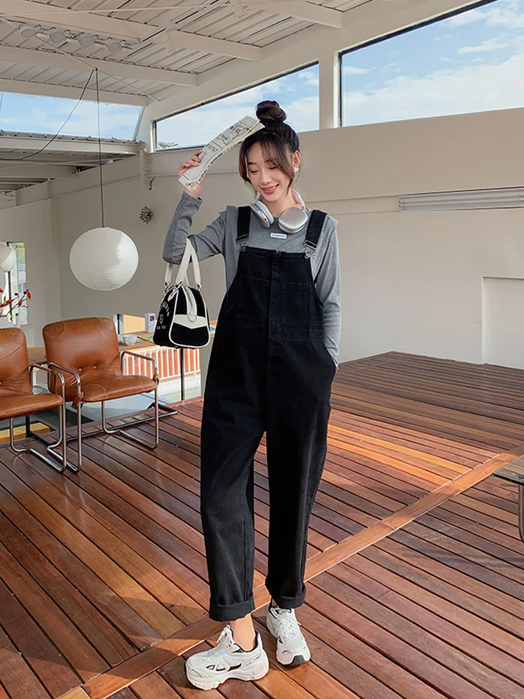 

Sli Bla Overalls Women's Spring Autumn New Small Size Internet Celebri Street Sle Age Reduction Casual Jumpsuit