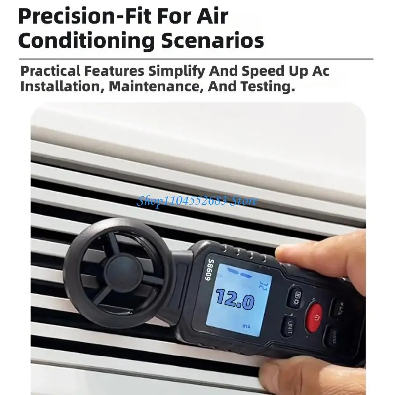 

Y6GD Wind Gauges High Accuracy Instrument Digital LCD Screen Immediate Readings Wide Measurement Ranges Easy to Carry