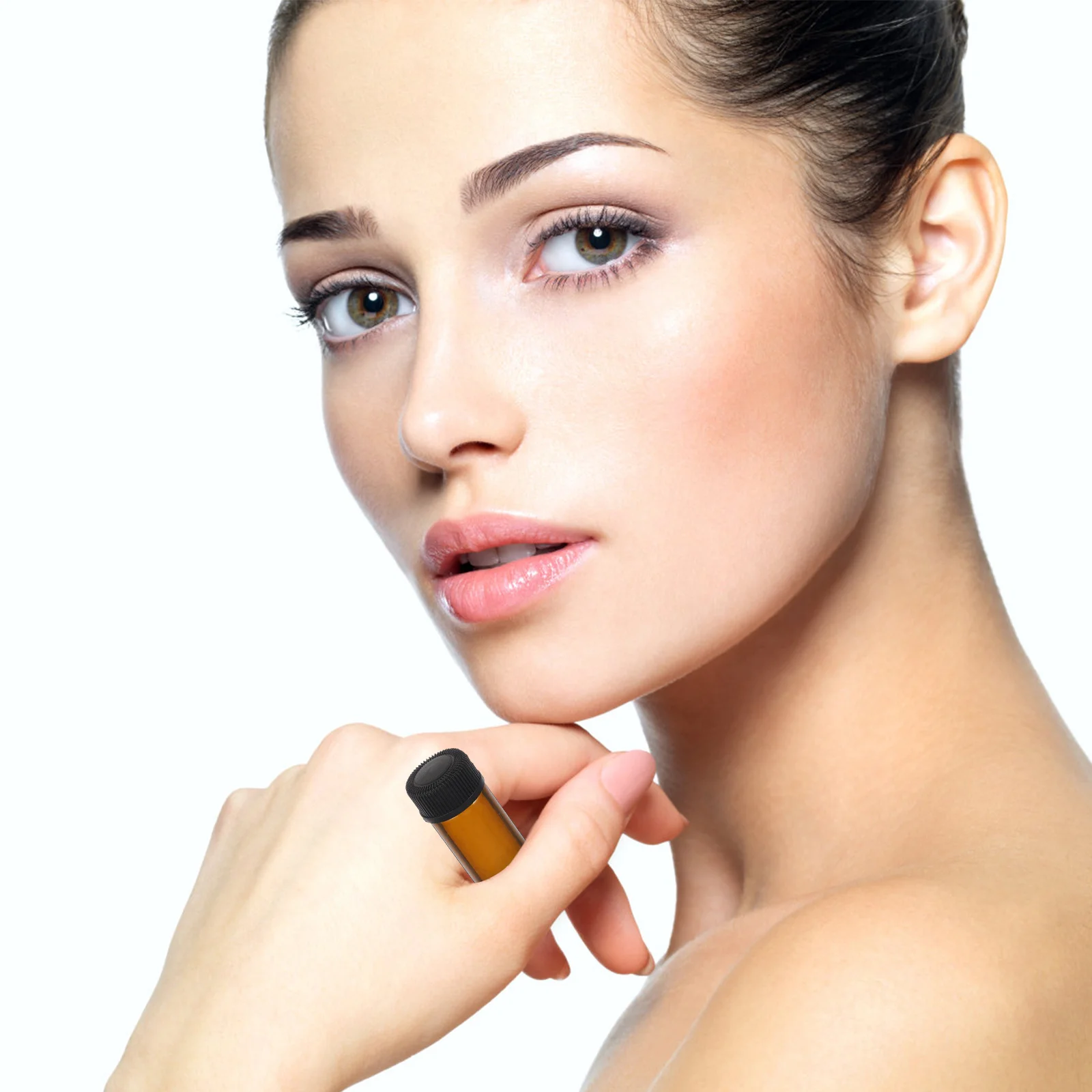 

100Pcs Amber Glass Sample Bottles Essential Oil Dropper Vials Leak Proof Travel Size Refillable Aromatherapy Oils 3ml