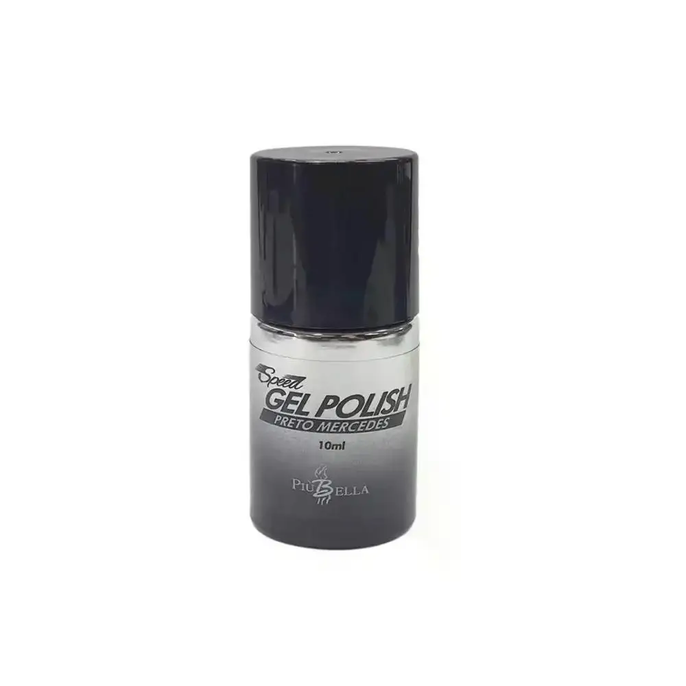 Gel Polish Speed Black Mercedes Piu Bella 10ML