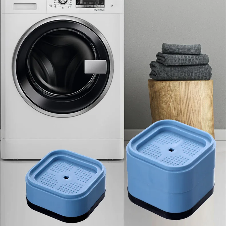 Washing Machine with Increased Shock Absorption Pad, Universal Foot Pad, Increased Anti Slip and Shockproof Pad, Bottom Seat