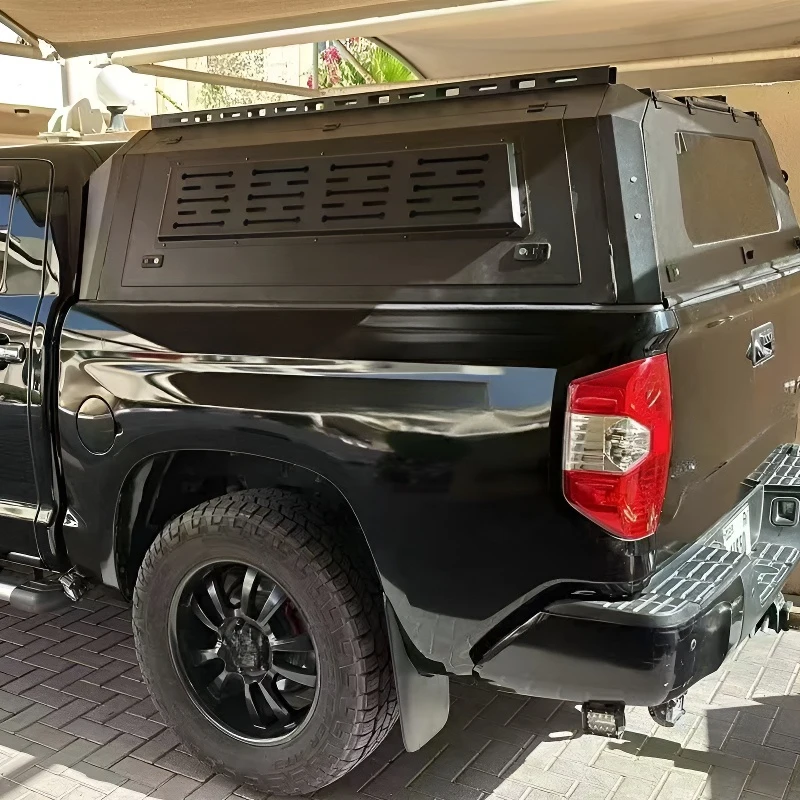 Lightweight Reinforced Aluminum Lockable High Profile Hardtop Truck Topper Custom OEM Fit \