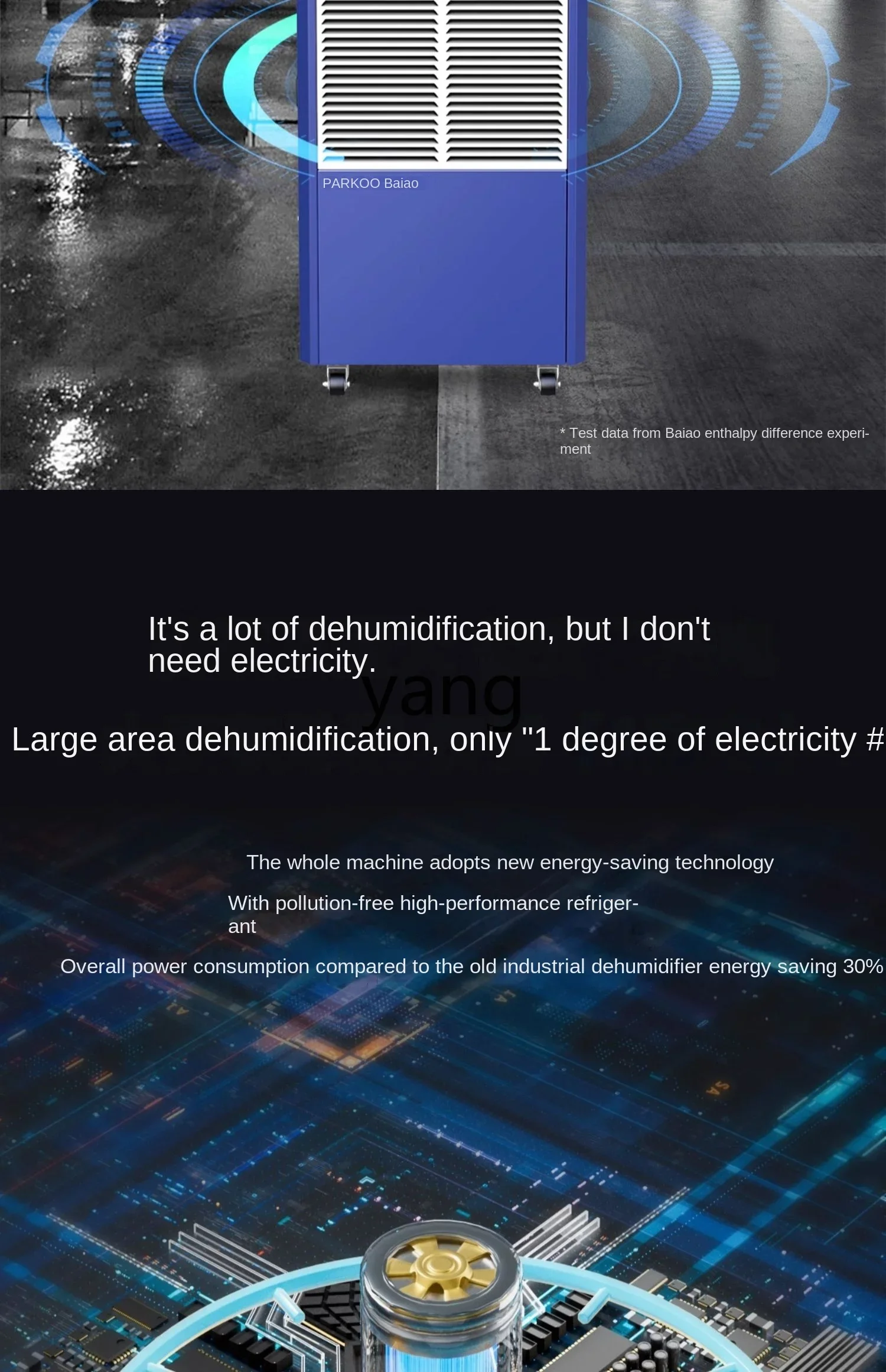 CX Dehumidifier High Power Home Basement Decoration Dehumidifiers Commercial view 6