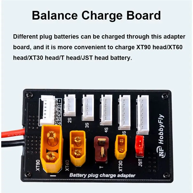 AT42 XT30 XT90 JST T Connector Lipo Battery Charger Board 2-6S Parallel Balance Charging Board for B6 B6AC Lite