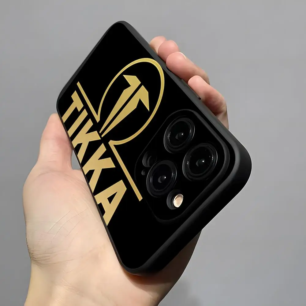 Funda de teléfono con logotipo Tikka T3 para iPhone 16 Pro Max 15 14 Pro Max 13pro 11 X Xs Xr 8 7Plus, funda de silicona