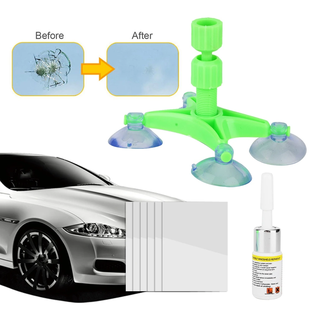 

2ML DIY Window Glass Star And Crack Windshield Restore Auto Repair Kit