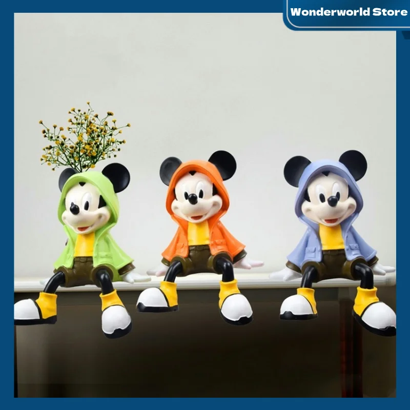 30 ซม.Mickey ท่าทางเสื้อกันหนาว Cool สไตล์ตกแต่งห้องนั่งเล่นตู้ทีวี Home Decor Office Desktop เด็ก Brithday ของขวัญ