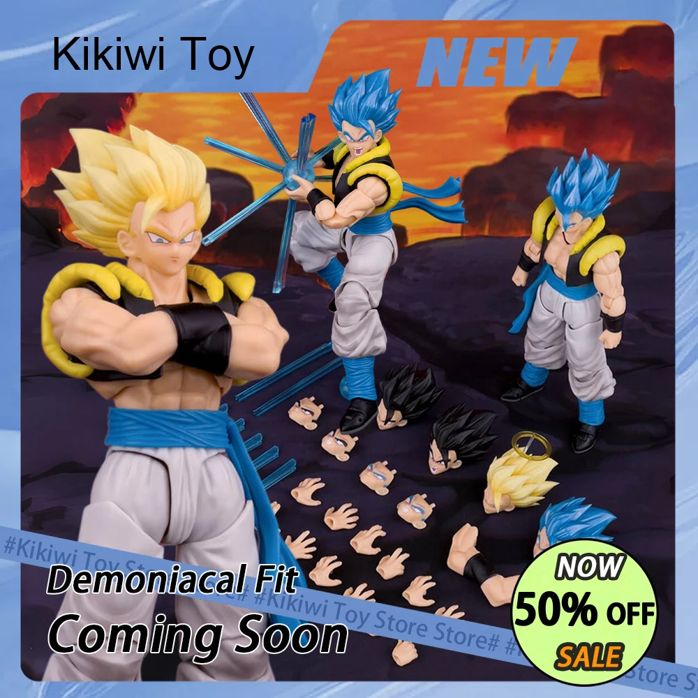 

New Demoniacal Fit Dragon Ball Anime Action Gogeta Figure Shf Hero Waltz Ultimate Dance Gogeta Figurine Collect Model Toys Gifts
