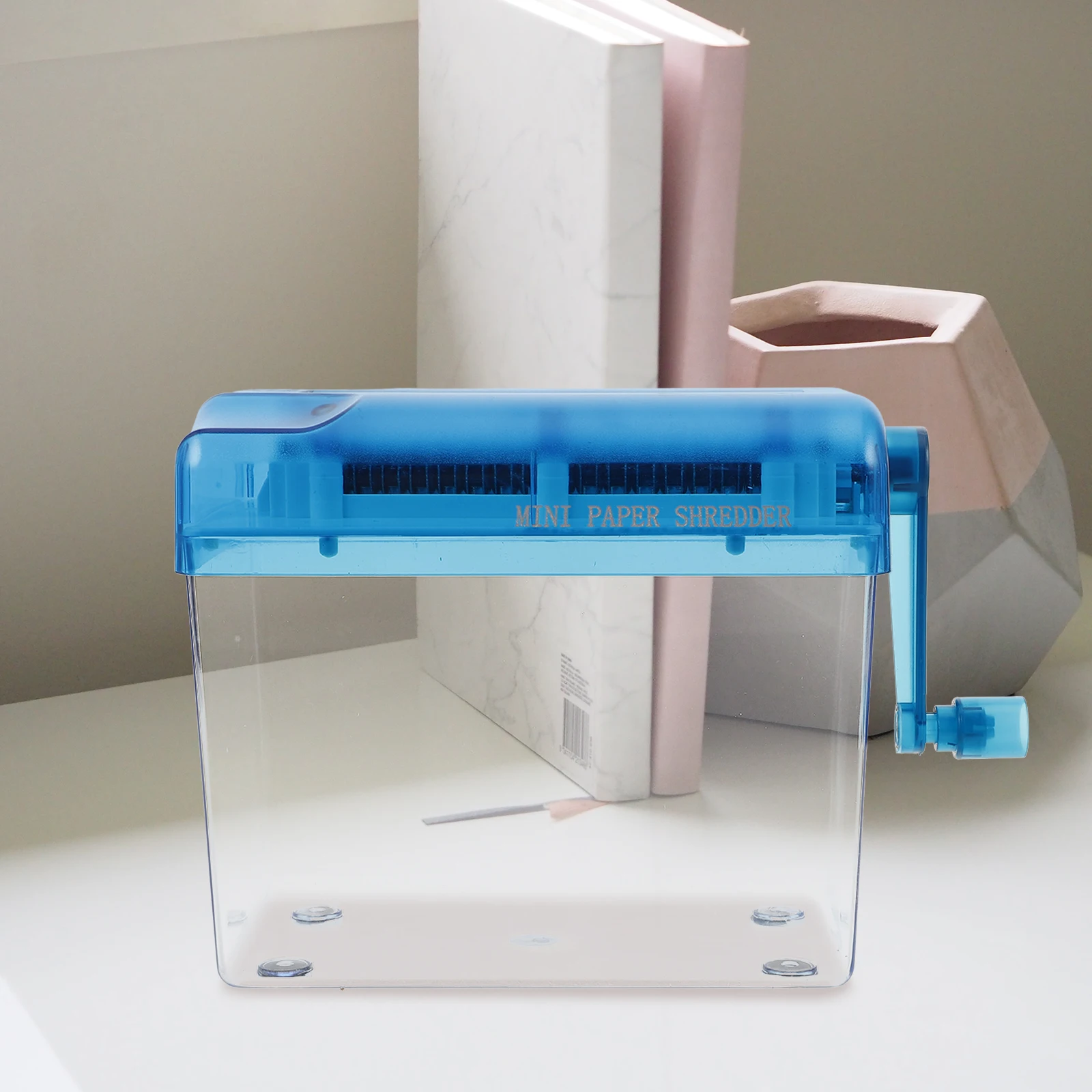 

Mini Hand Shredder Manual Desktop Paper Cutter A6 Office Home Document Small Portable Light High Quality Strip