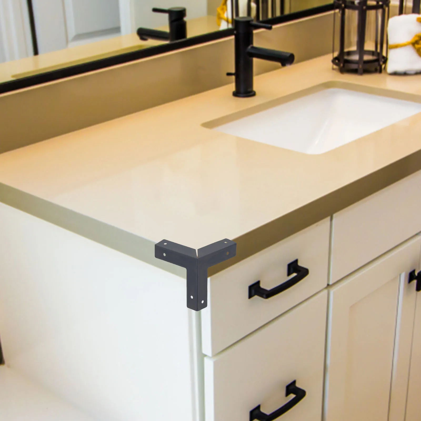 

20 Pcs Zinc Alloy Corner Protectors for Wooden Decorative Edges Covers Strengthen Joints Anti Collision Table