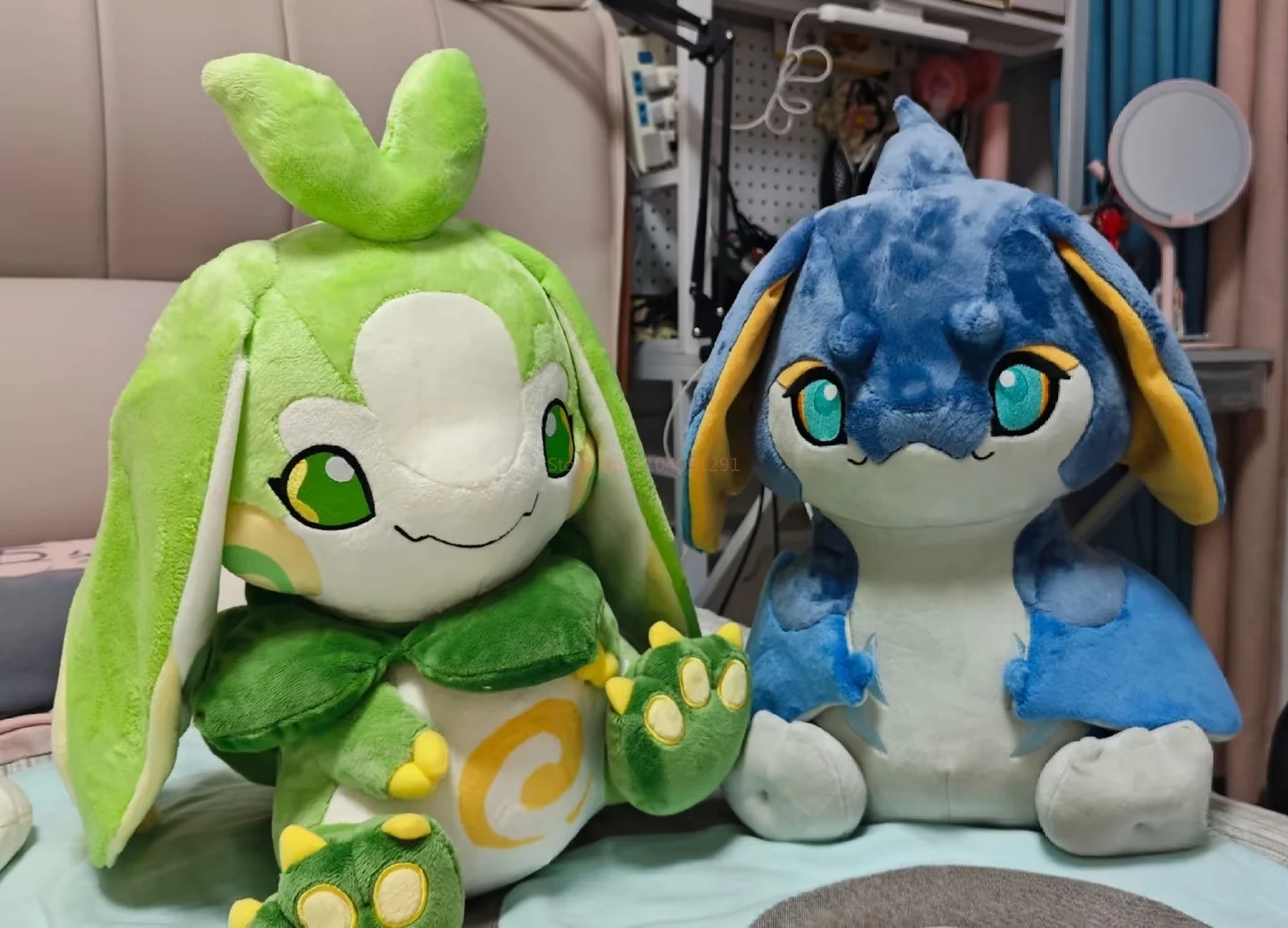 In Stock Genuine Mihoyo Game Genshin Impact Lyney Freminet Arlecchino Cute Dragon Series Cosplay Soft Plush Ornament Fans Gifts