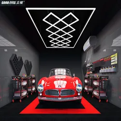 Best Selling Diamond Shape Super Bright LED Ceiling Lights Car Detailing Light 2433mm*4840mm