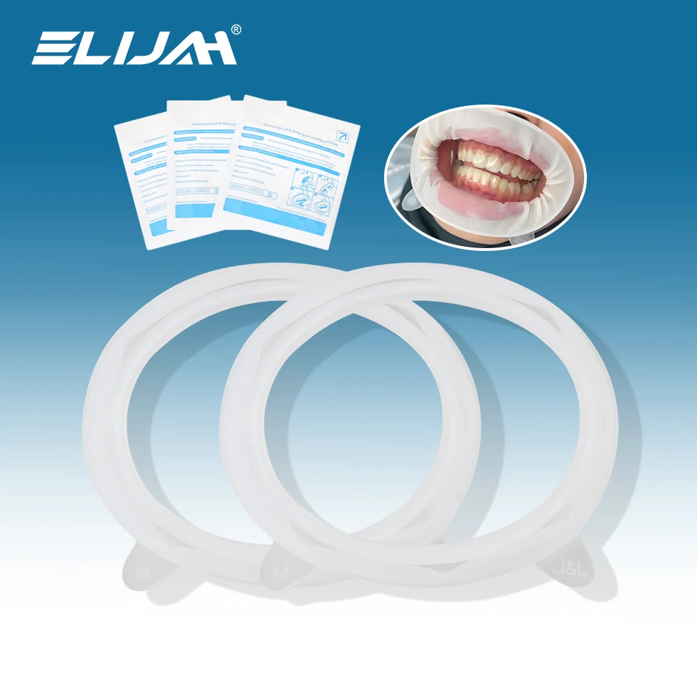 

ELIJAH 10Pcs Dental O Rubber Dam Dental Mouth Opener 3D Rubber Dam Retractor O Shape Prop Lip Cheek Expander Dentistry Materials
