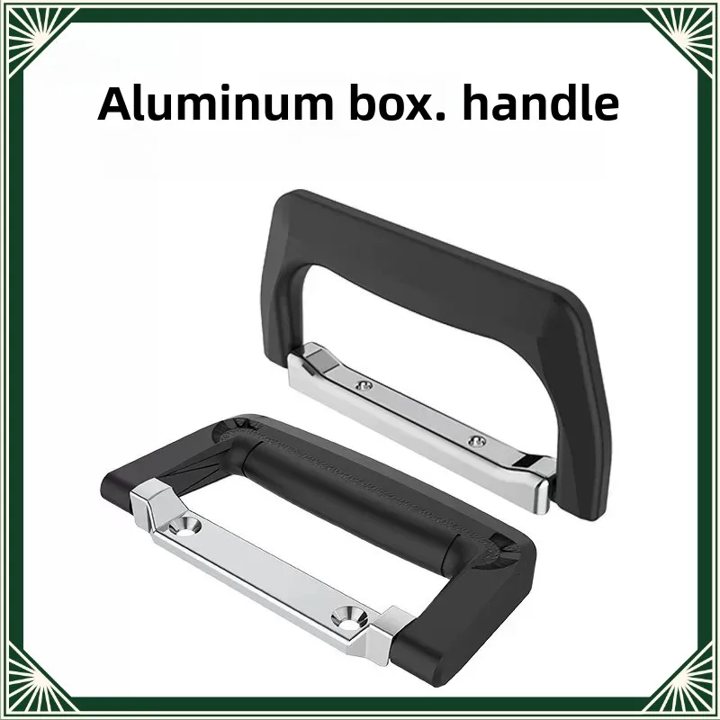 Surface Mount Folding Spring Handle For Aluminum Case Cabinet Plastic Pull Handle For Tool Box General Hardware Accessories