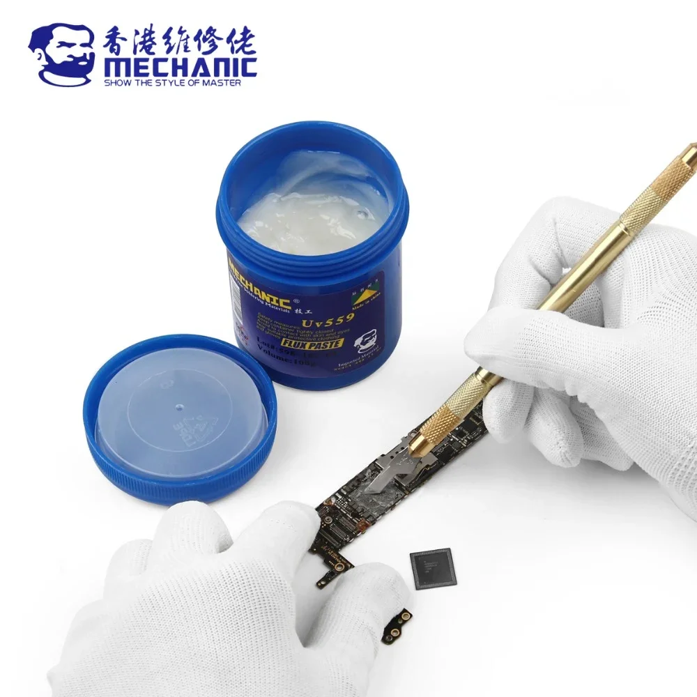 MECHANIC 100g UV559 UV223 NO-Clean Soldering Flux Lead-Free Solder Paste Welding Oil For PCB BGA SMD SMT Repair