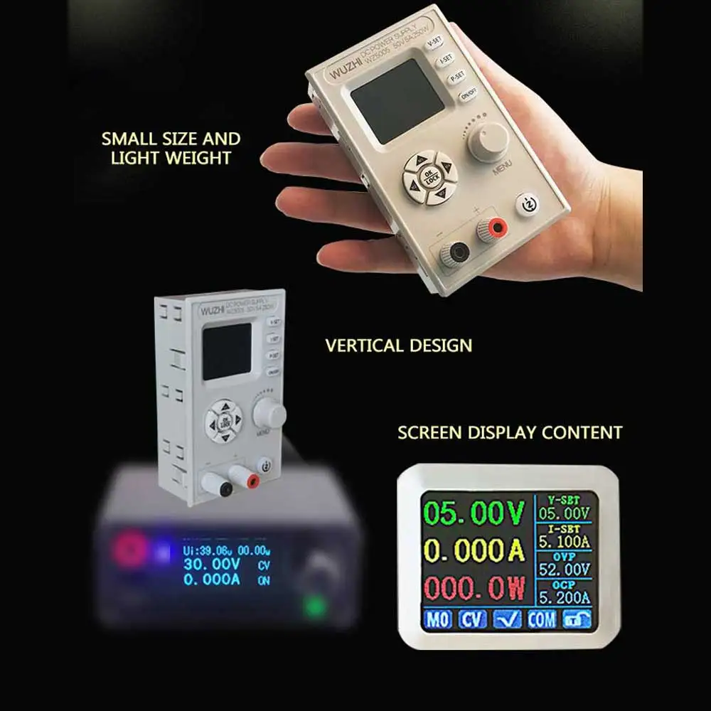 DC Stabilized CNC Power Supply with Adjustable Constant Voltage and Current, Voltage Reduction Module 50V5A 2025 NEW