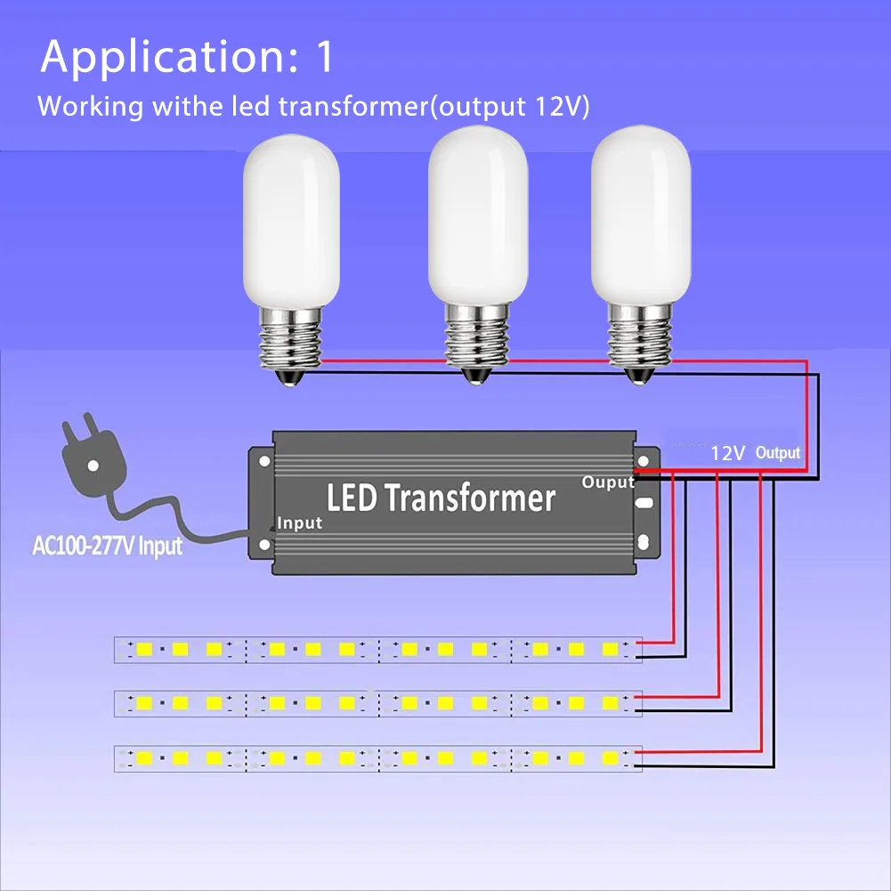 Imagem -05 - Mini Lâmpada Led para Geladeira Tubo Branco Leitoso Mini Lâmpadas Noturnas 2200k 10w E14 E12 1w dc 12v 24v T20 25 Pcs