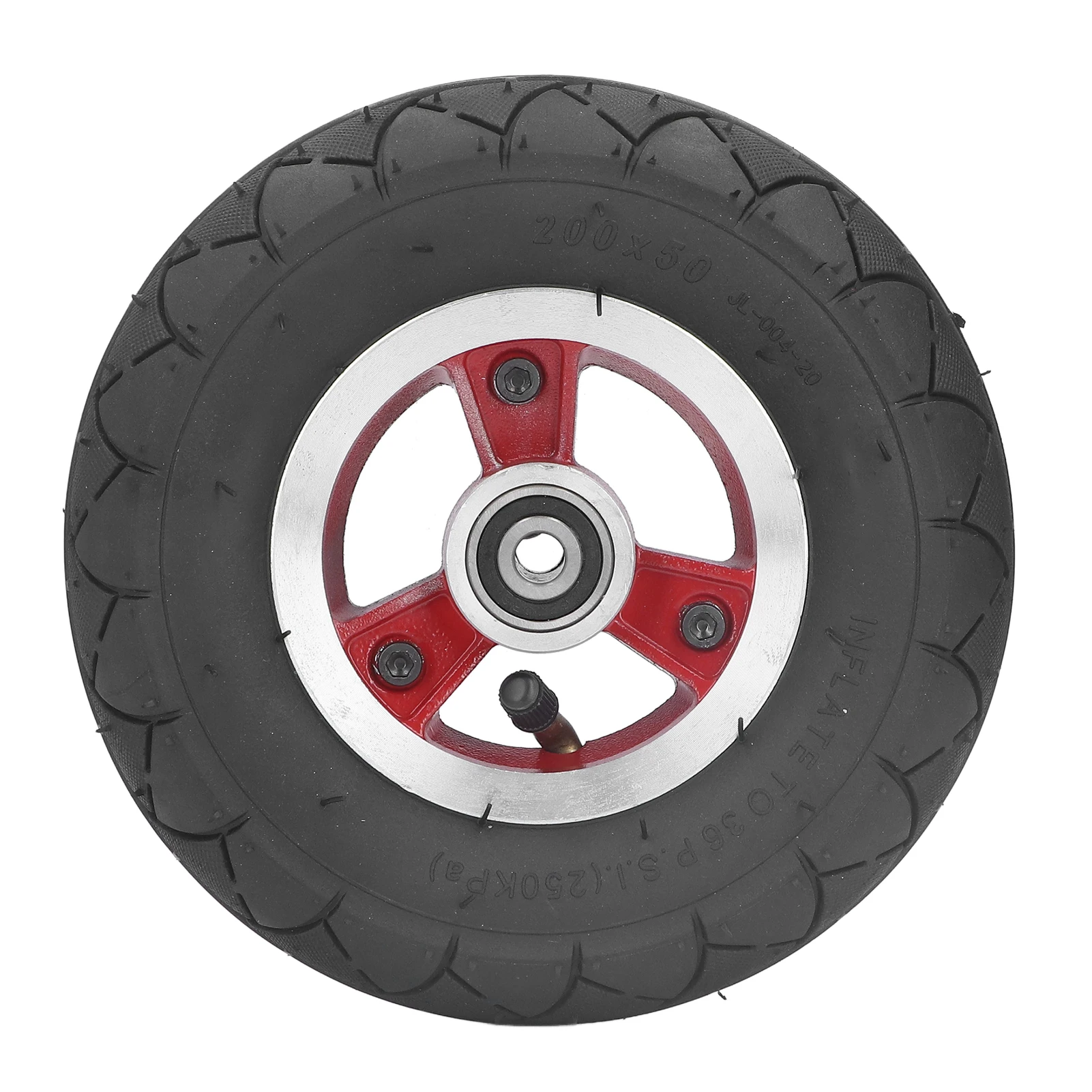 200x50mm opblaasbare banden, 8 inch, explosieveilige, antislip elektrische scooterwielen met een lichtmetalen naaf, opblaasbare banden voor elektrische scooters.
