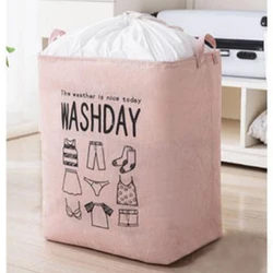 75L High Quality New Practical Foldable Laundry Basket Hamper Storage Box Accessory Tool Toy Organiser Washing Bin Organizer