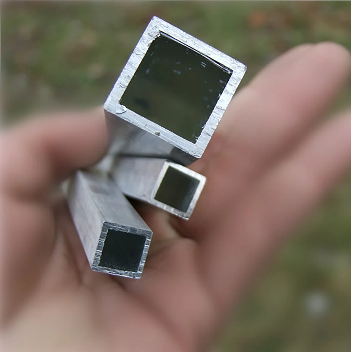 1pcs Length 100/150/200mm Square Metal Aluminium AL Tube Pipe DIY Material for Model Part Accessories DIY Car Frame