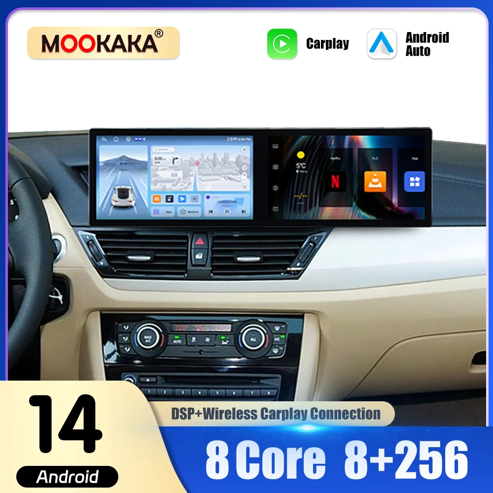 

Qualcomm Android 14 для BMW X1 E84 2010-2014 Автомобильный радиоприемник Мультимедийный видеоплеер GPS-навигатель AI Voice CarPlay 4G Стерео головное устройство