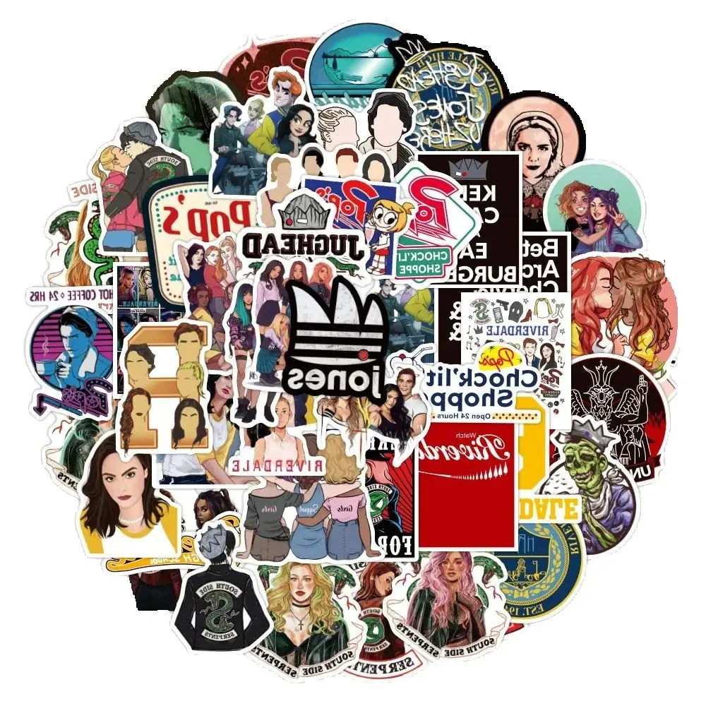 

50PCS Popular American Drama Doodle Scrapbook Helmet Luggage Mobile Box Computer Gift Toys PVC Cartoon Stickers