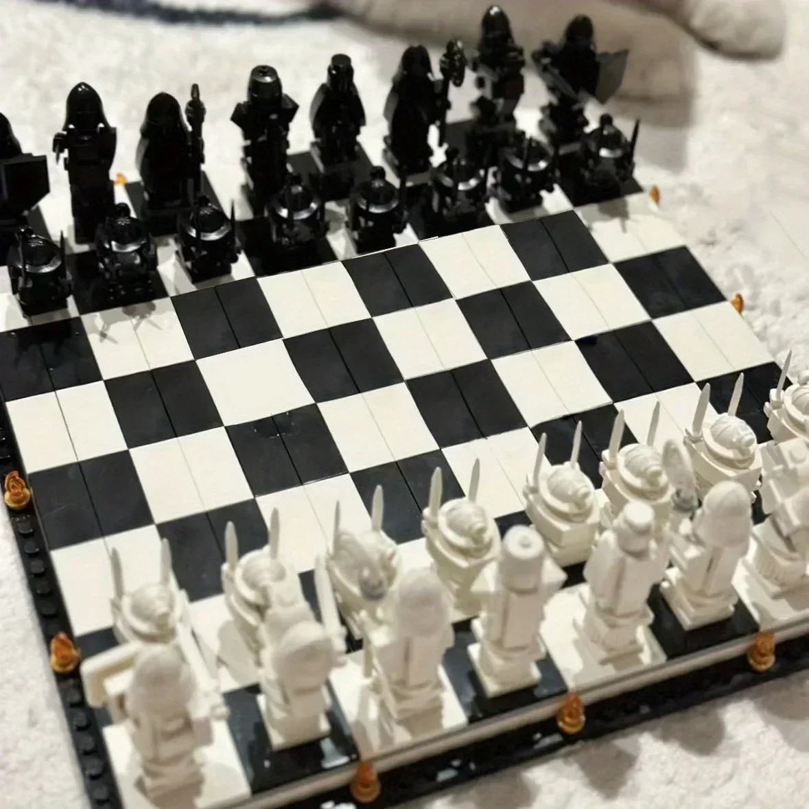 876pcs Chess series, creative chessboard building block toys, educational toys, gifts for friends view 4