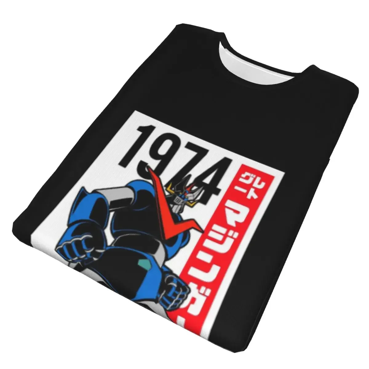 Camiseta de poliéster Mazinger Z Mad Robot Grendizer Anime Manga, camiseta clásica para hombre, camisetas de verano con cuello redondo para hombre, Tops