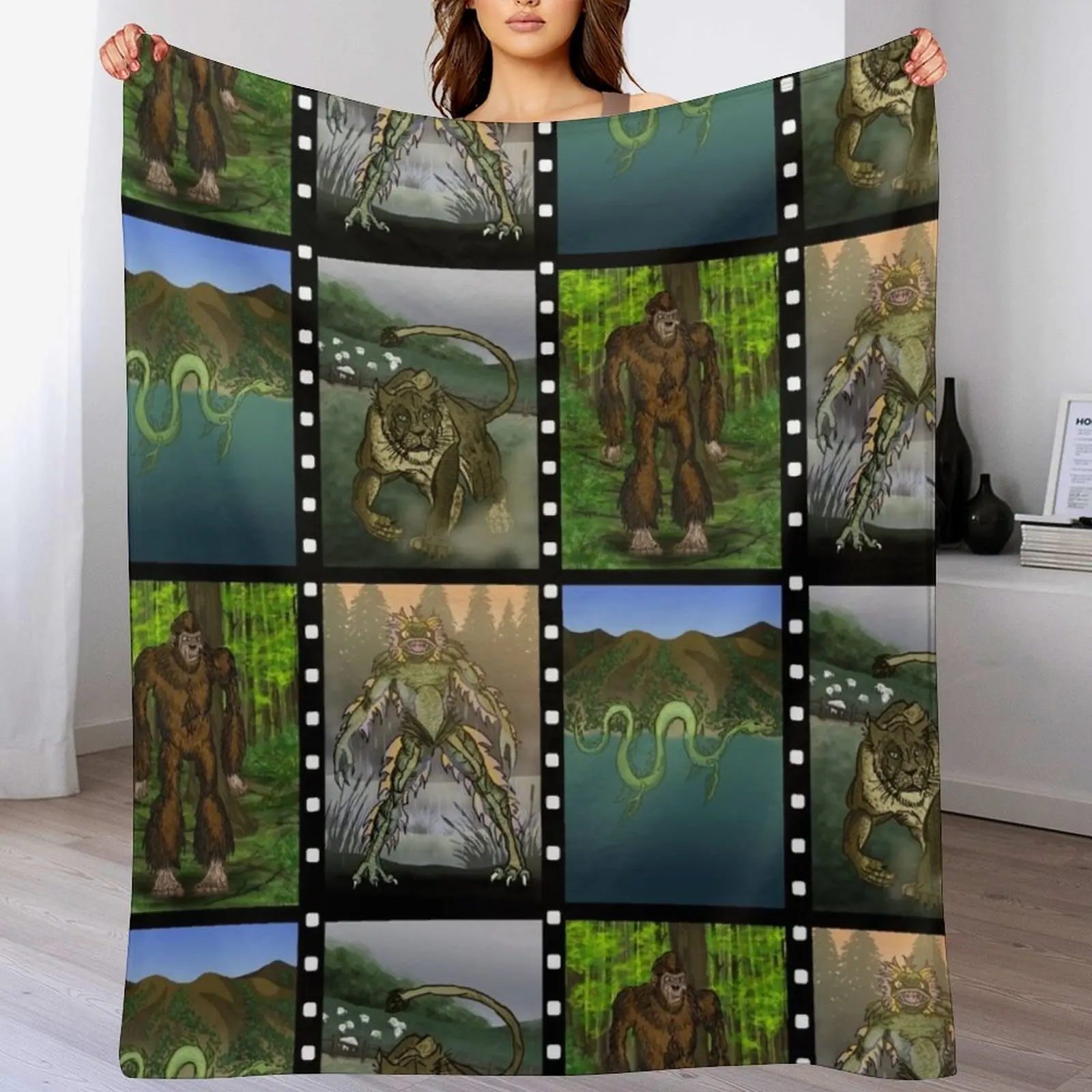 

Cryptozoology, Cryptids and Forteana series 1 Throw Blanket Baby For Decorative Sofa Blankets