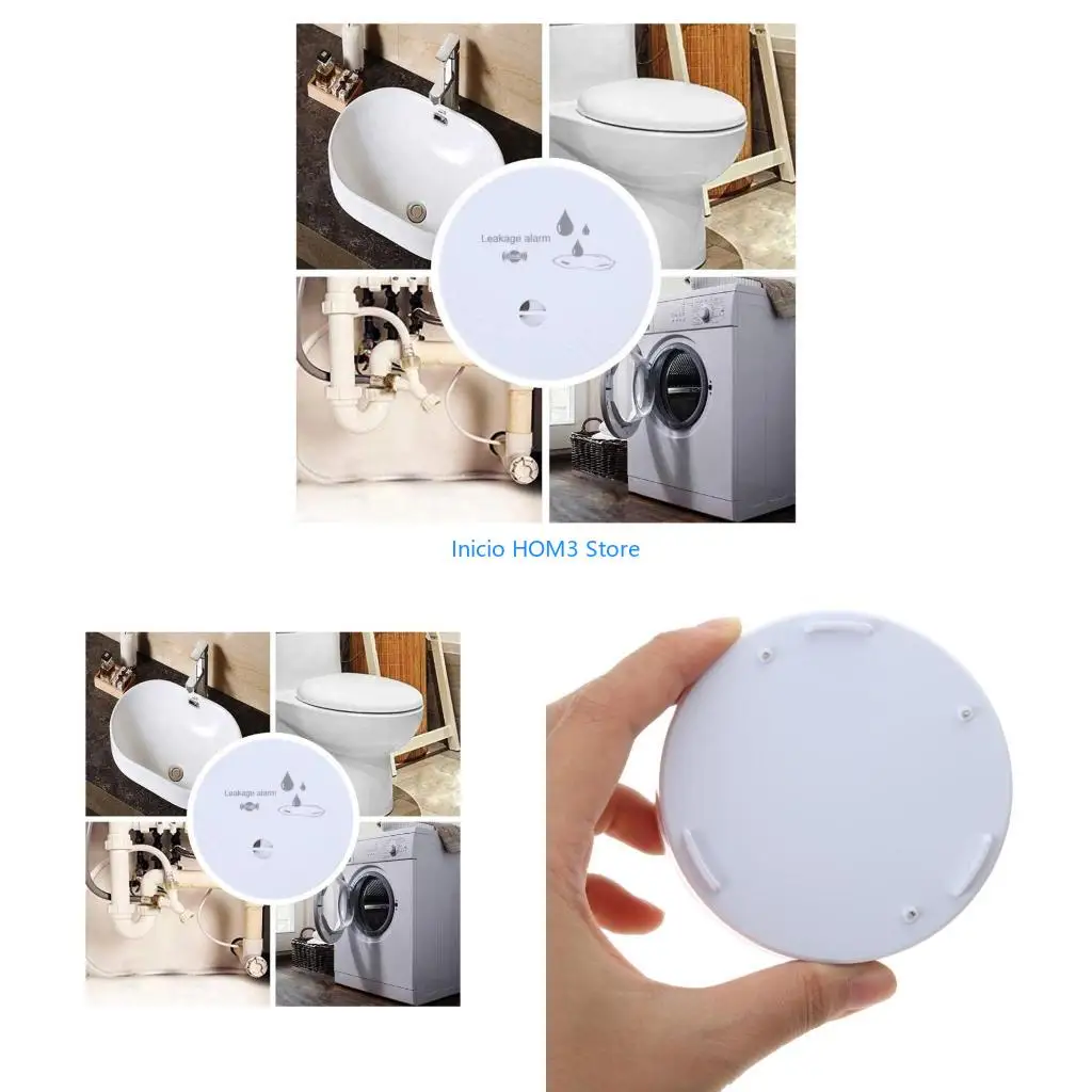 A5YD Water Alarm Convenient Water  Reliable Water Leak Detectors for Household