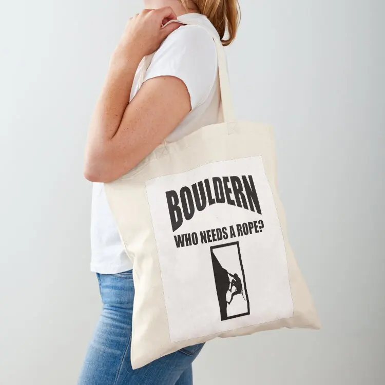 

Bouldering, climbing a funny spell Tote Bag Women's bag Canvas bag for women shopping trolley Fabric