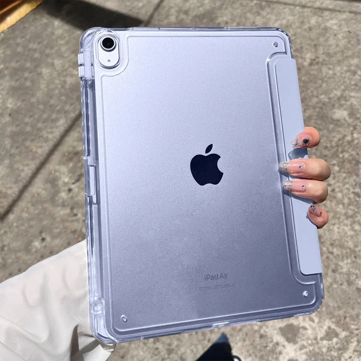 New Acrylic HD Case For iPad Pro M5 11 13 inch Funda For Ipad Pro 6th Generation (M5) Case with Pencil Holder Shockproof Cover